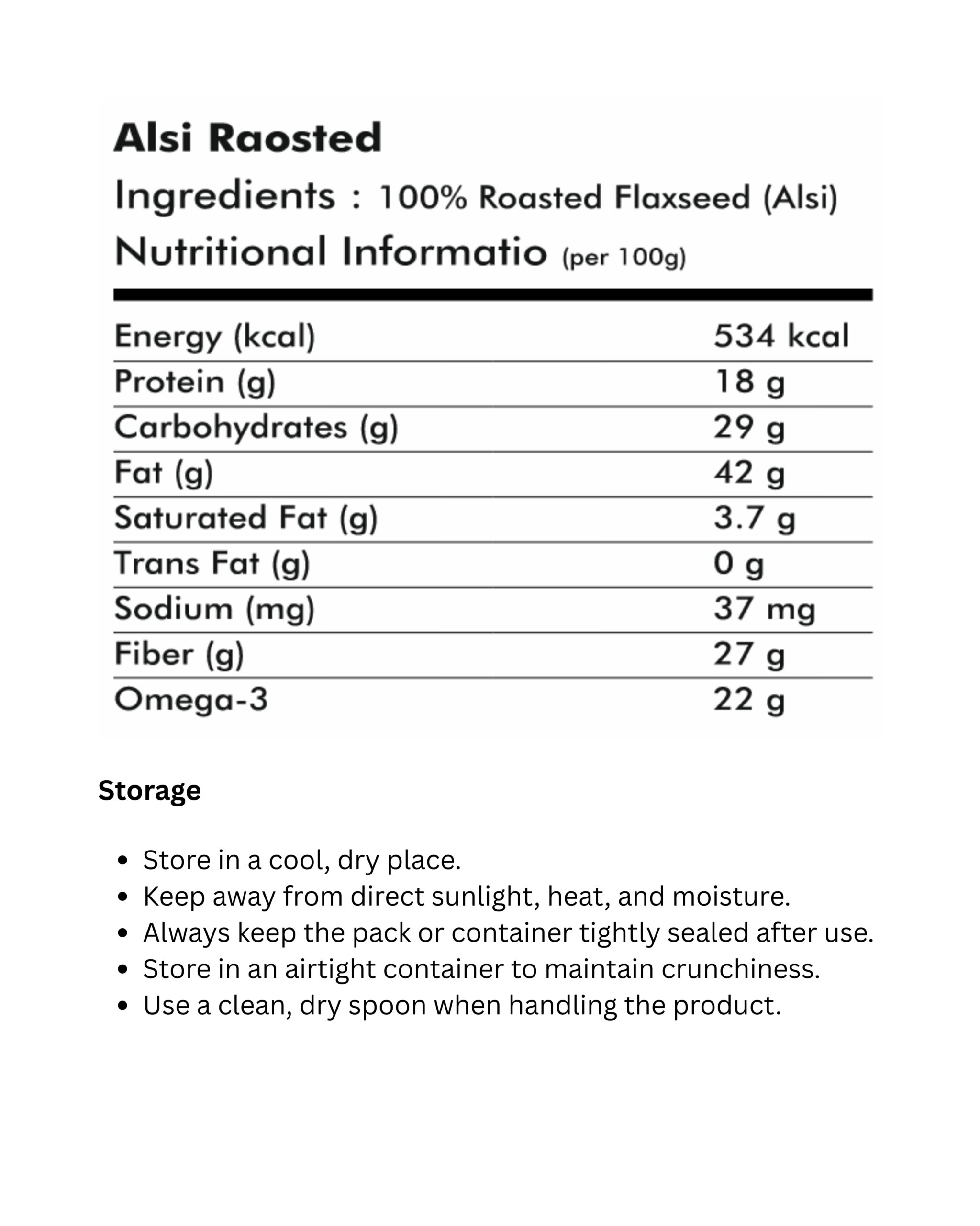 Roasted Alsi - Image 6