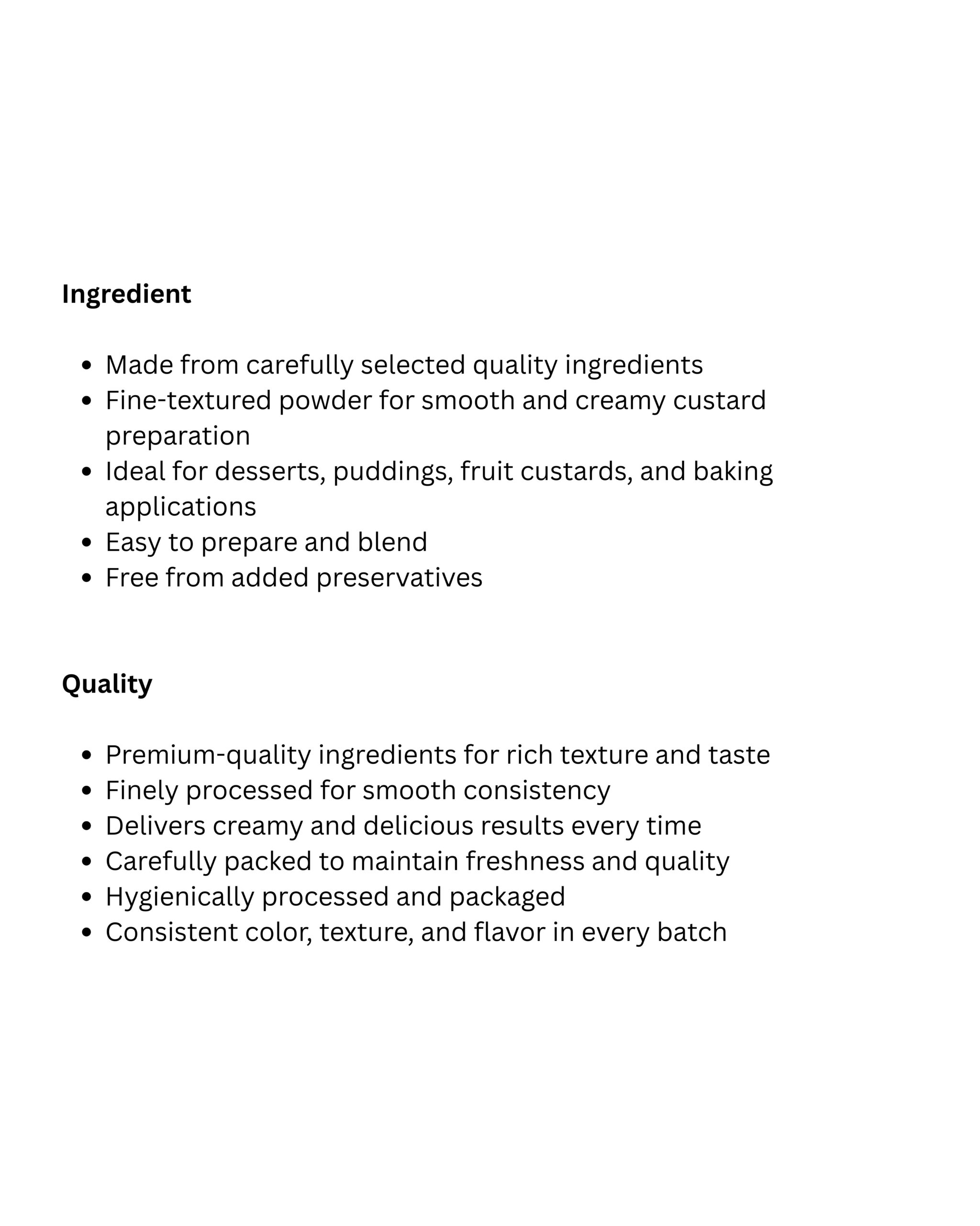 Custard Powder (100gm) - Image 3